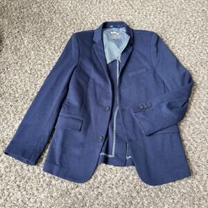 Appaman Fine Tailoring Boys Navy Blue Blazer Jacket Size 12